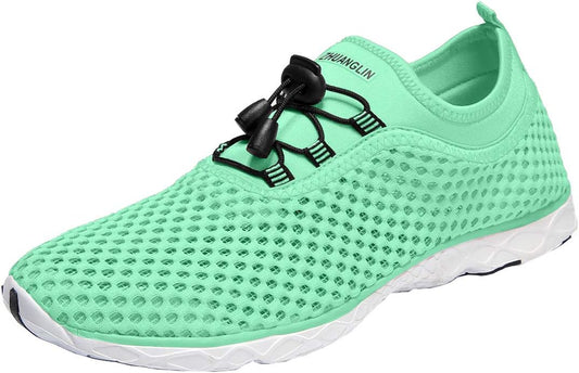 Women's Quick-Drying Aqua Water Shoes with 3-Second Drainage for All-Terrain Activities: Ideal for Swimming, Hiking, and Yoga
