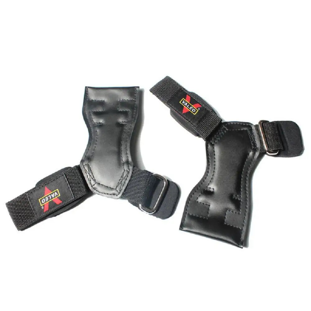 Cowhide Weightlifting Gloves with Wrist Straps for Dumbbell and Barbell Training - Professional Fitness Equipment