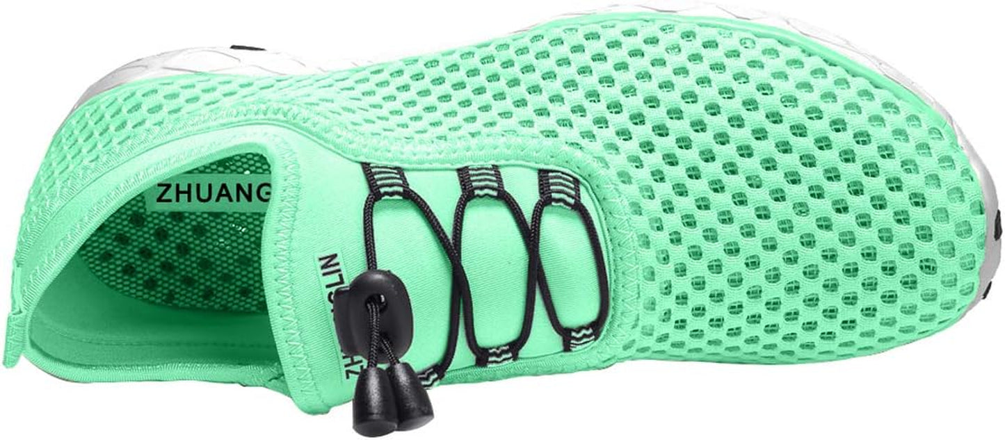 Women's Quick-Drying Aqua Water Shoes with 3-Second Drainage for All-Terrain Activities: Ideal for Swimming, Hiking, and Yoga