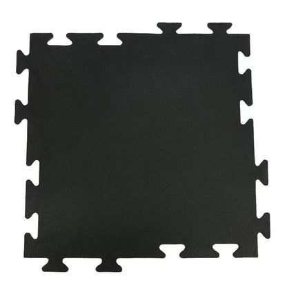Armor-Lock Fitness Interlocking Rubber Tiles, 3/8 Inch x 20 Inch x 20 Inch, Black, 12-Pack (33 Square Feet)