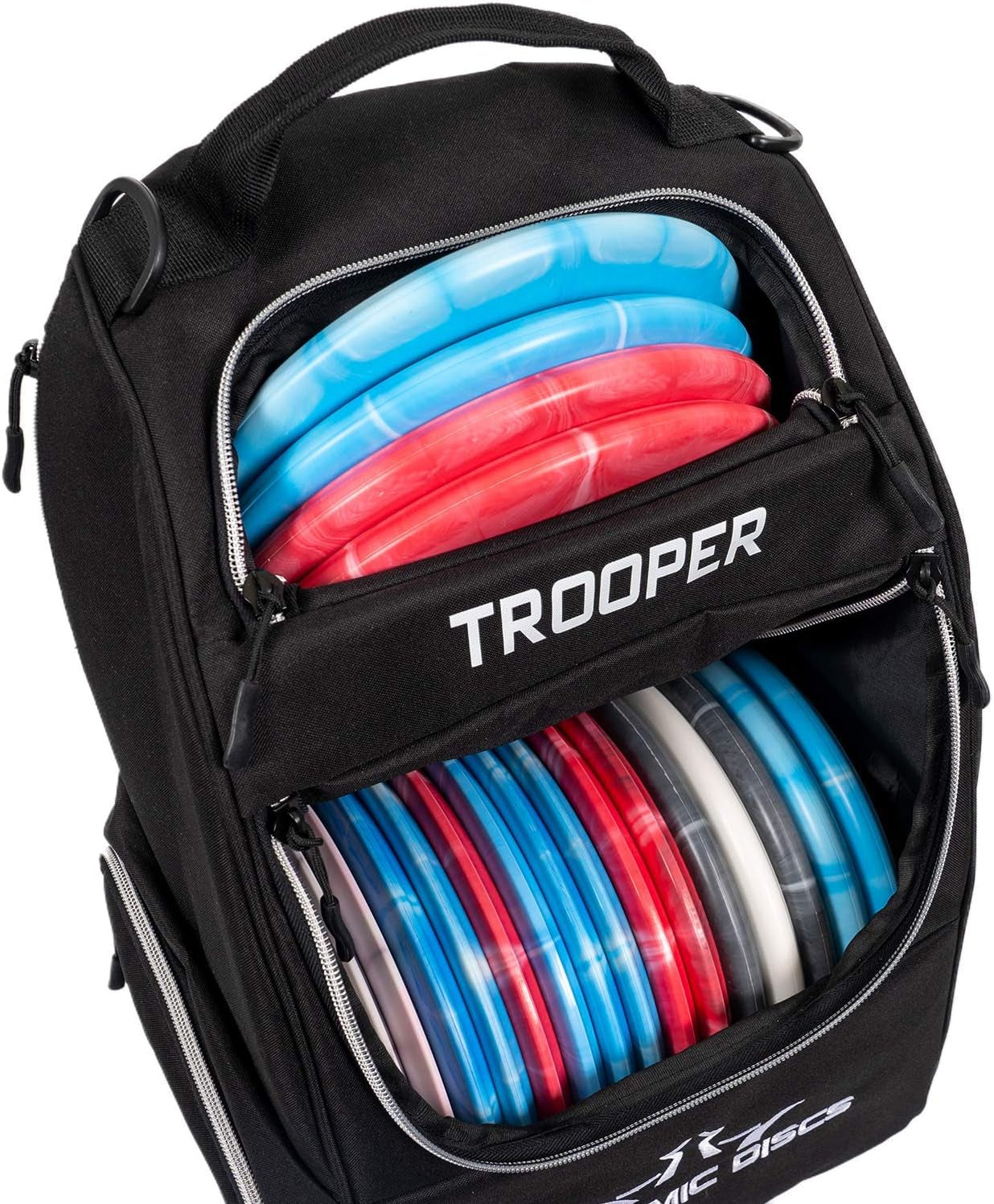 Dynamic Discs Trooper Disc Golf Bag - Spacious Backpack for 18+ Discs, Lightweight and Durable, Perfect Gift for Disc Golf Enthusiasts and Suitable for All Skill Levels