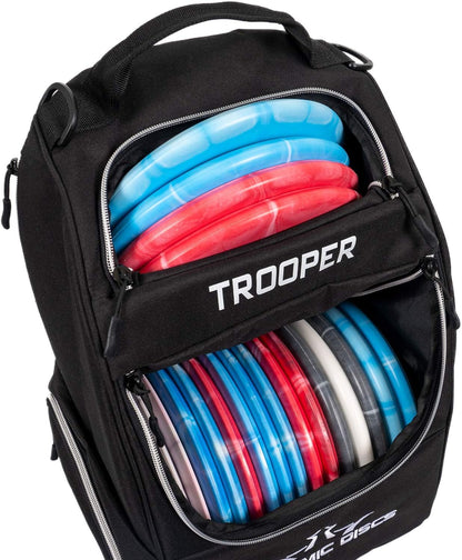 Dynamic Discs Trooper Disc Golf Bag - Spacious Backpack for 18+ Discs, Lightweight and Durable, Perfect Gift for Disc Golf Enthusiasts and Suitable for All Skill Levels