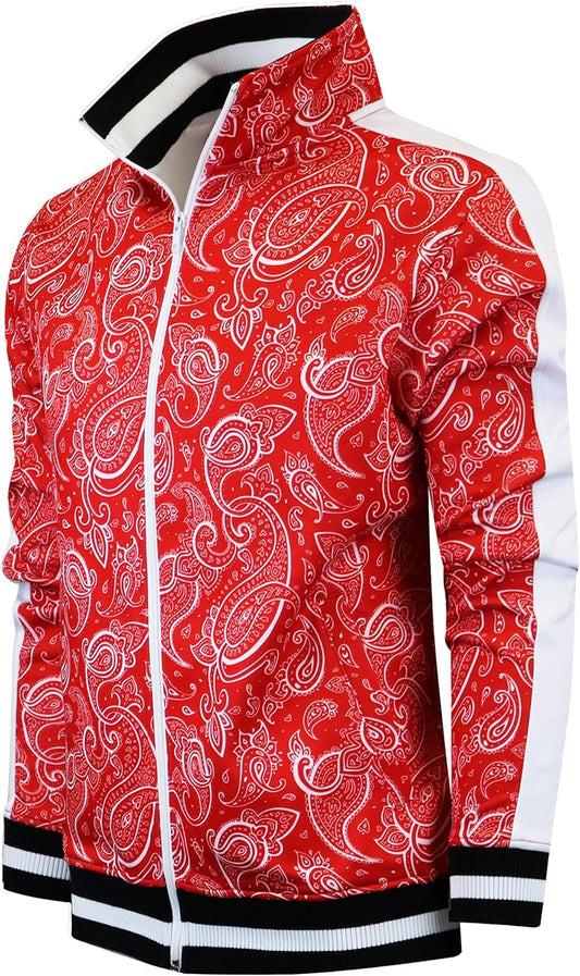 Men's Premium Urban Hip Hop Slim Fit Track Jacket with Side Taping - Sportswear and Streetwear Fashion Top