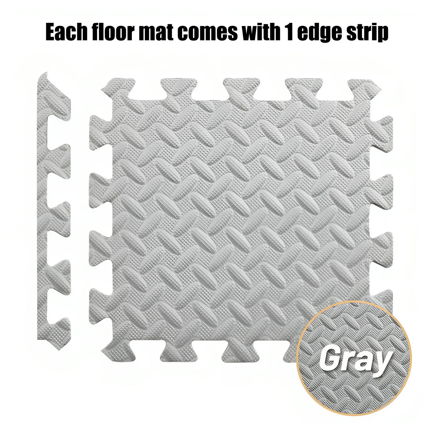 Interlocking EVA Foam Fitness Mats for Gym and Play Areas