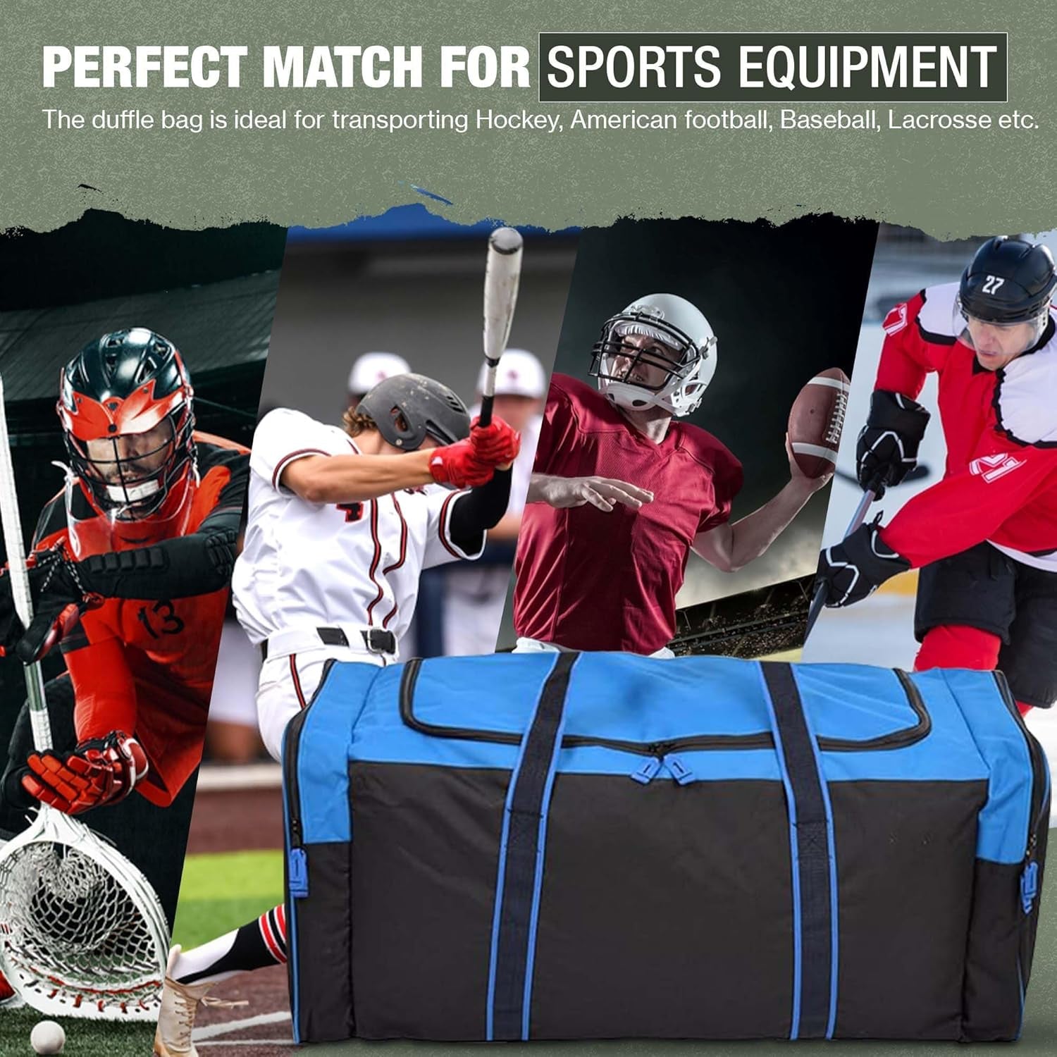 Premium Multi-Pocket Durable Sports Gym Travel Duffel Bag