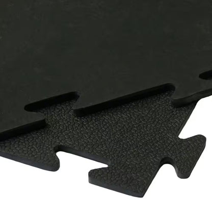 Armor-Lock Fitness Interlocking Rubber Tiles, 3/8 Inch x 20 Inch x 20 Inch, Black, 12-Pack (33 Square Feet)