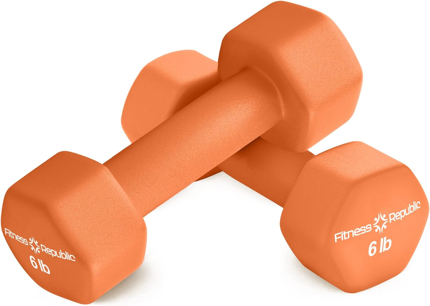 Neoprene Hex Dumbbell Set of 2 - Non-Slip Free Weights for Muscle Toning and Strength Training - Portable Home Gym Equipment