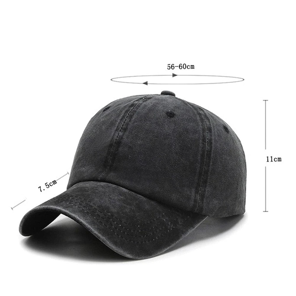 Men's and Women's Solid Fashion Baseball Caps - Streetwear Snapback and Hip Hop Styles