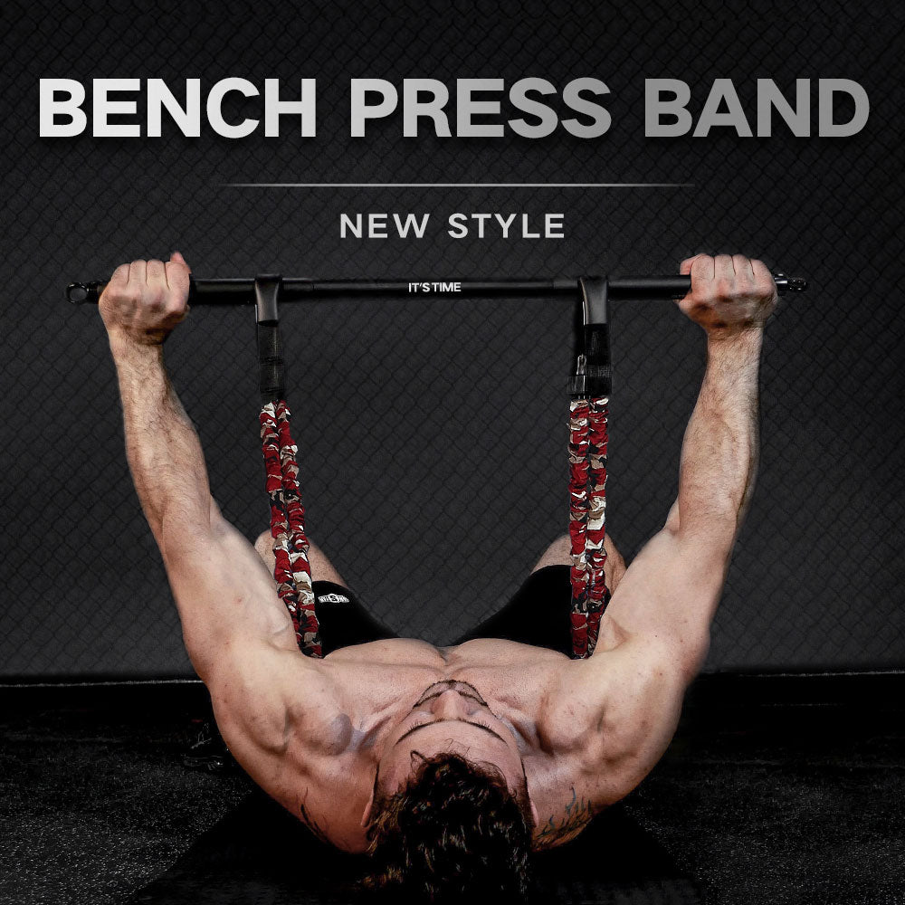 Removable Chest Expander Bench Press with Resistance Bands