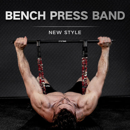Removable Chest Expander Bench Press with Resistance Bands