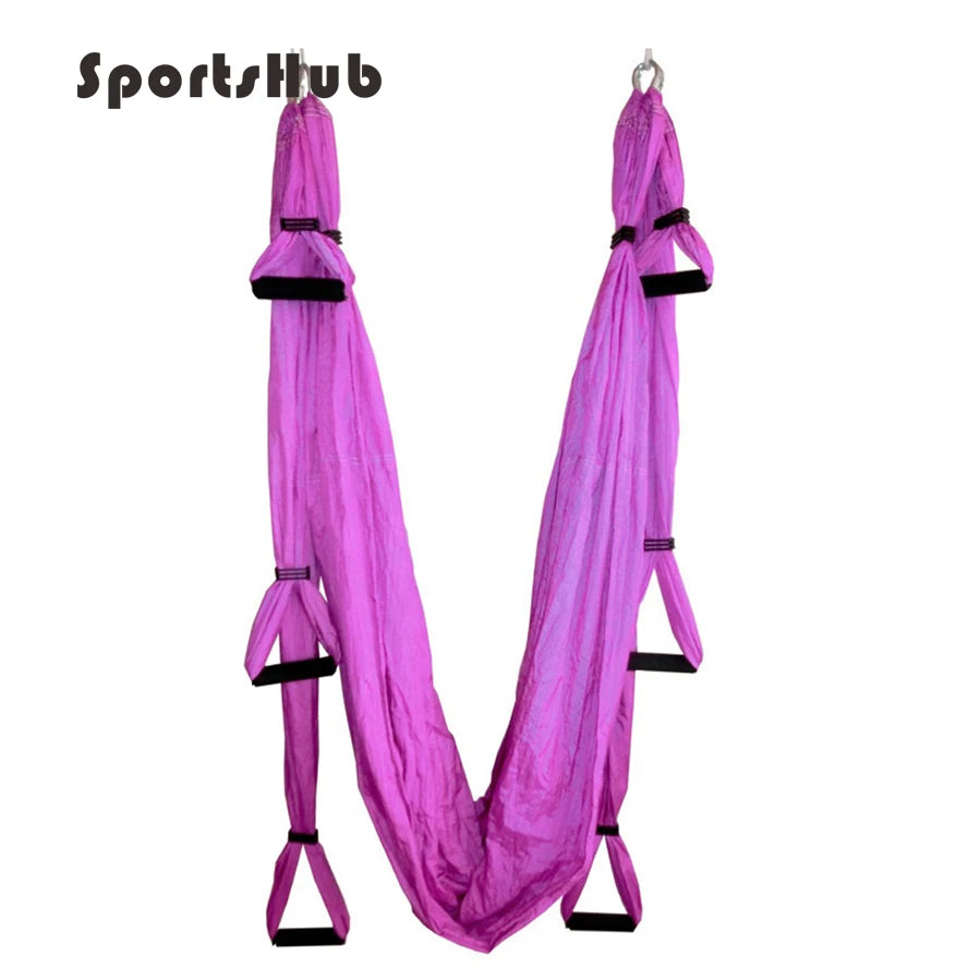 Anti-Gravity Yoga Belts and Hammock for Strength and Decompression - Inversion Gym Strap Yogaswing EF0012
