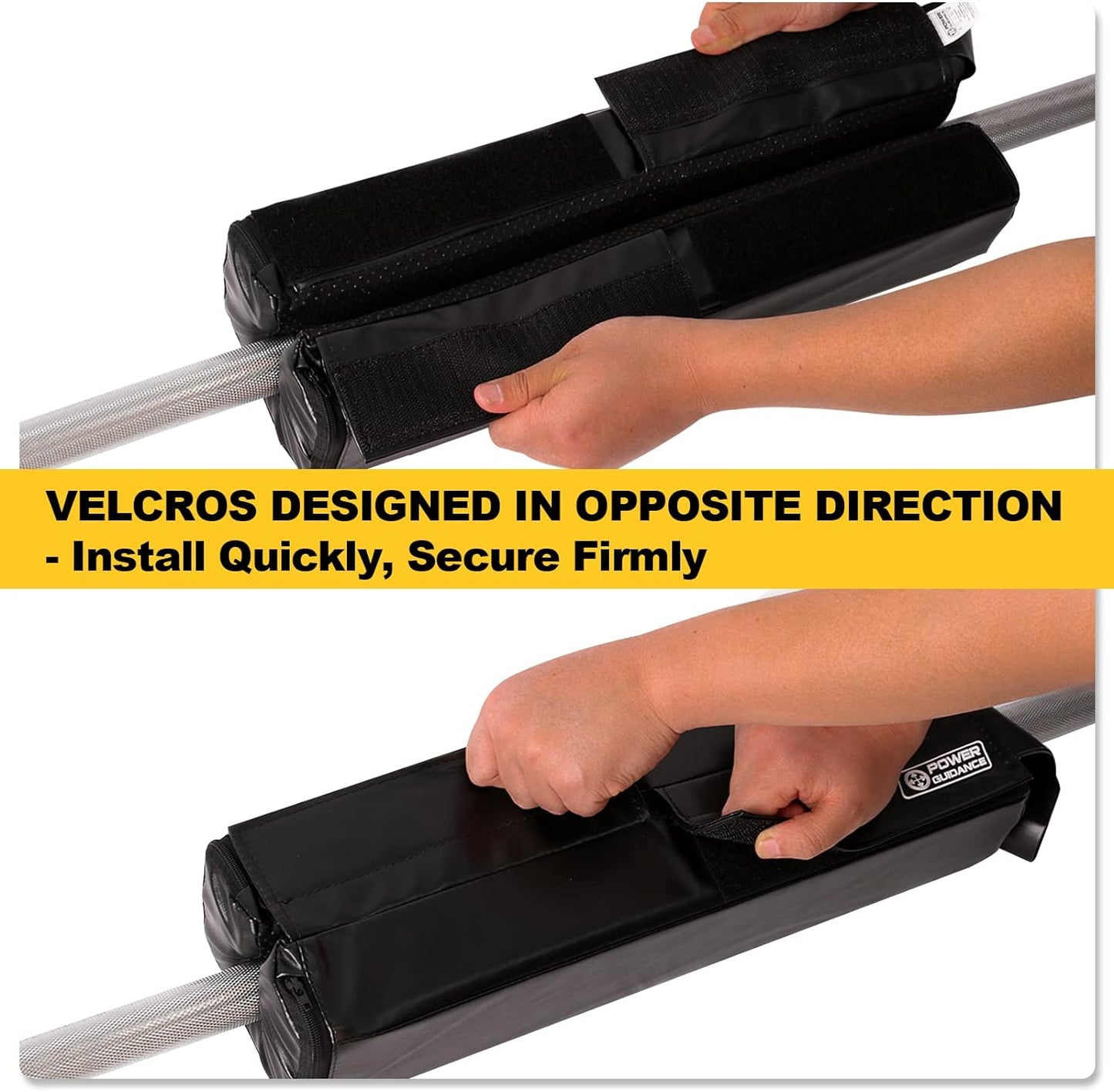 Square Hip Thrust Barbell Pad - Protective Cushion for Squats, Lunges, and Weight Lifting - Compatible with Standard and Olympic Bars
