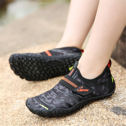 Children's Quick-Dry Water Shoes for Boys and Girls | Lightweight Barefoot-Style Aqua Socks Ideal for Water Parks, Beaches, Pools, Kayaking, Creek Hiking, and Camping