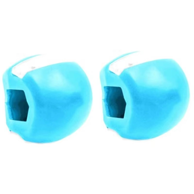 Silica Gel Facial Fitness Ball - Jaw Exerciser and Toner for Double Chin Reduction and Jawline Enhancement