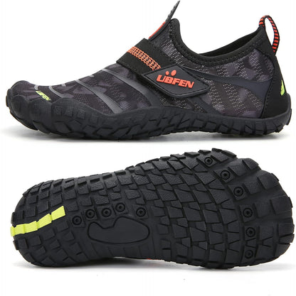 Children's Quick-Dry Water Shoes for Boys and Girls | Lightweight Barefoot-Style Aqua Socks Ideal for Water Parks, Beaches, Pools, Kayaking, Creek Hiking, and Camping