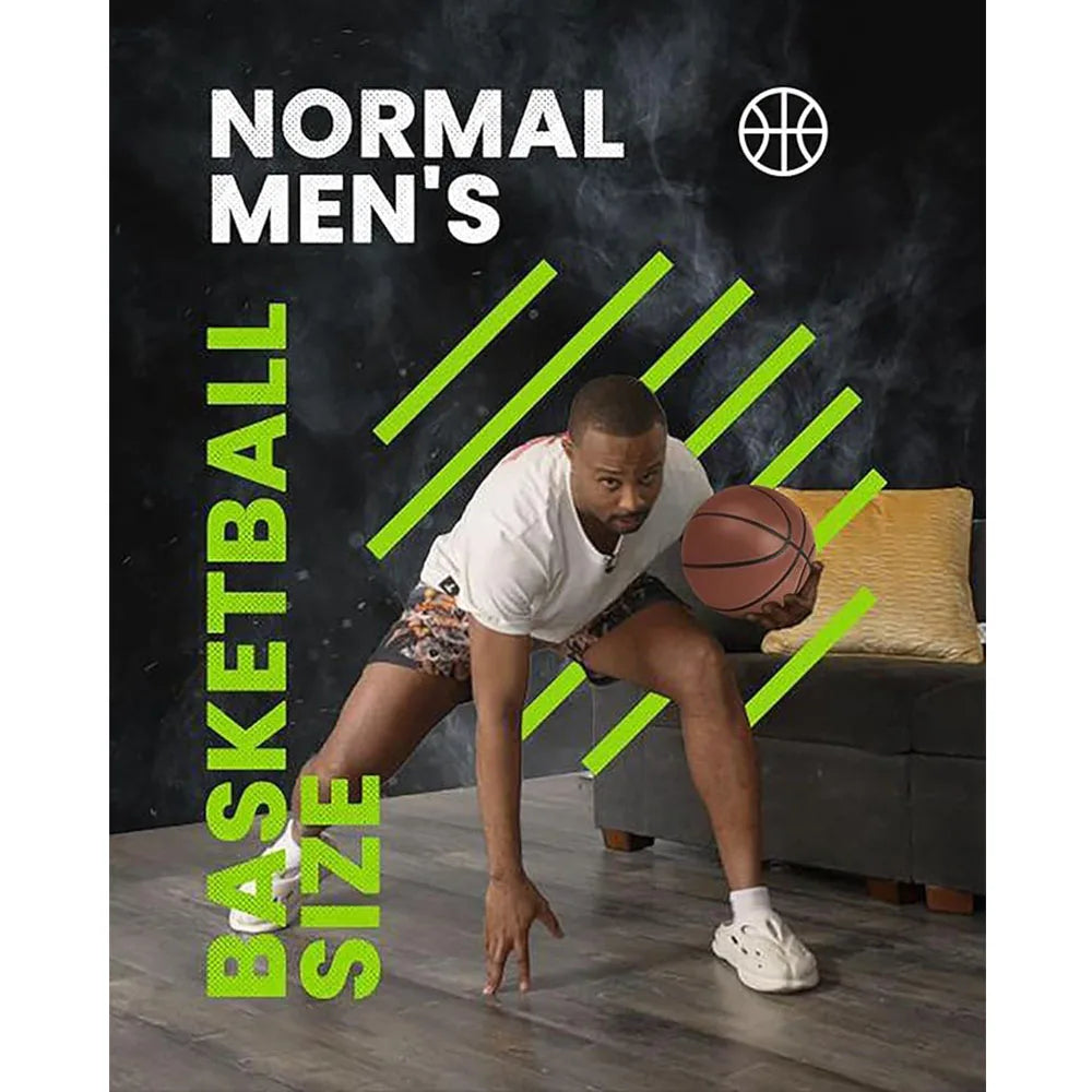 Upgraded 2024 Airless Silent Basketball - Foam Indoor Dribbling and Dunking Ball