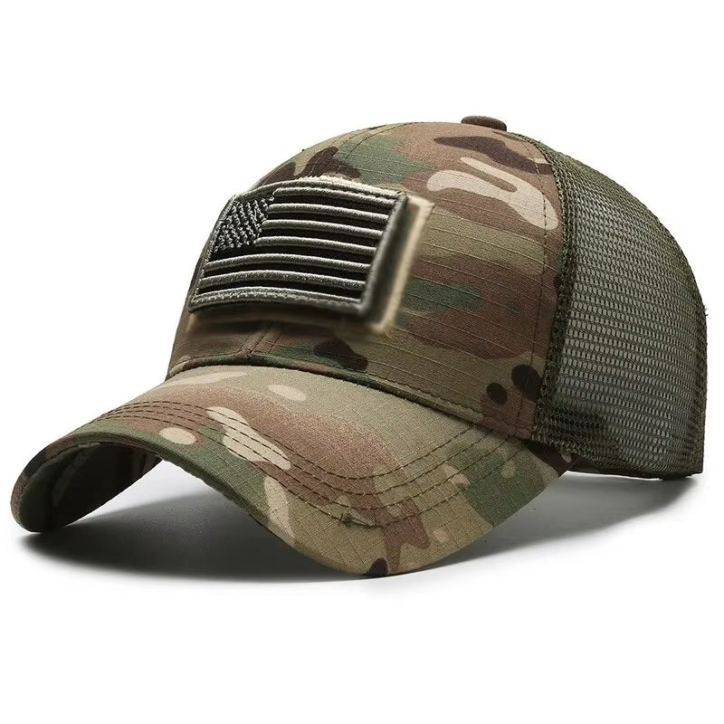 New Spring and Summer Mesh Breathable Embroidered Baseball Cap for Women and Men - Outdoor Sunscreen Hat