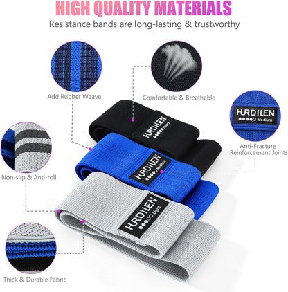 Professional Resistance Bands for Exercise - Adjustable Elastic Stretch Bands for Strength Training, Physical Therapy, and Home Fitness with Carry Bag - Ideal for Men and Women
