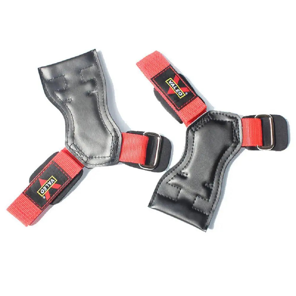 Cowhide Weightlifting Gloves with Wrist Straps for Dumbbell and Barbell Training - Professional Fitness Equipment