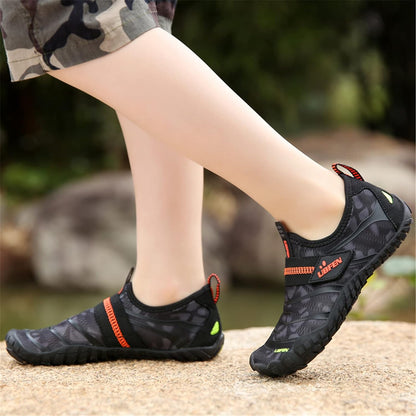Children's Quick-Dry Water Shoes for Boys and Girls | Lightweight Barefoot-Style Aqua Socks Ideal for Water Parks, Beaches, Pools, Kayaking, Creek Hiking, and Camping