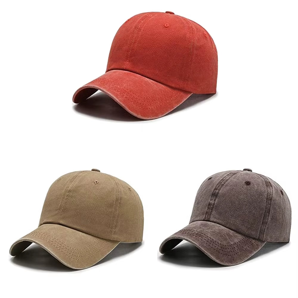 Men's and Women's Solid Fashion Baseball Caps - Streetwear Snapback and Hip Hop Styles