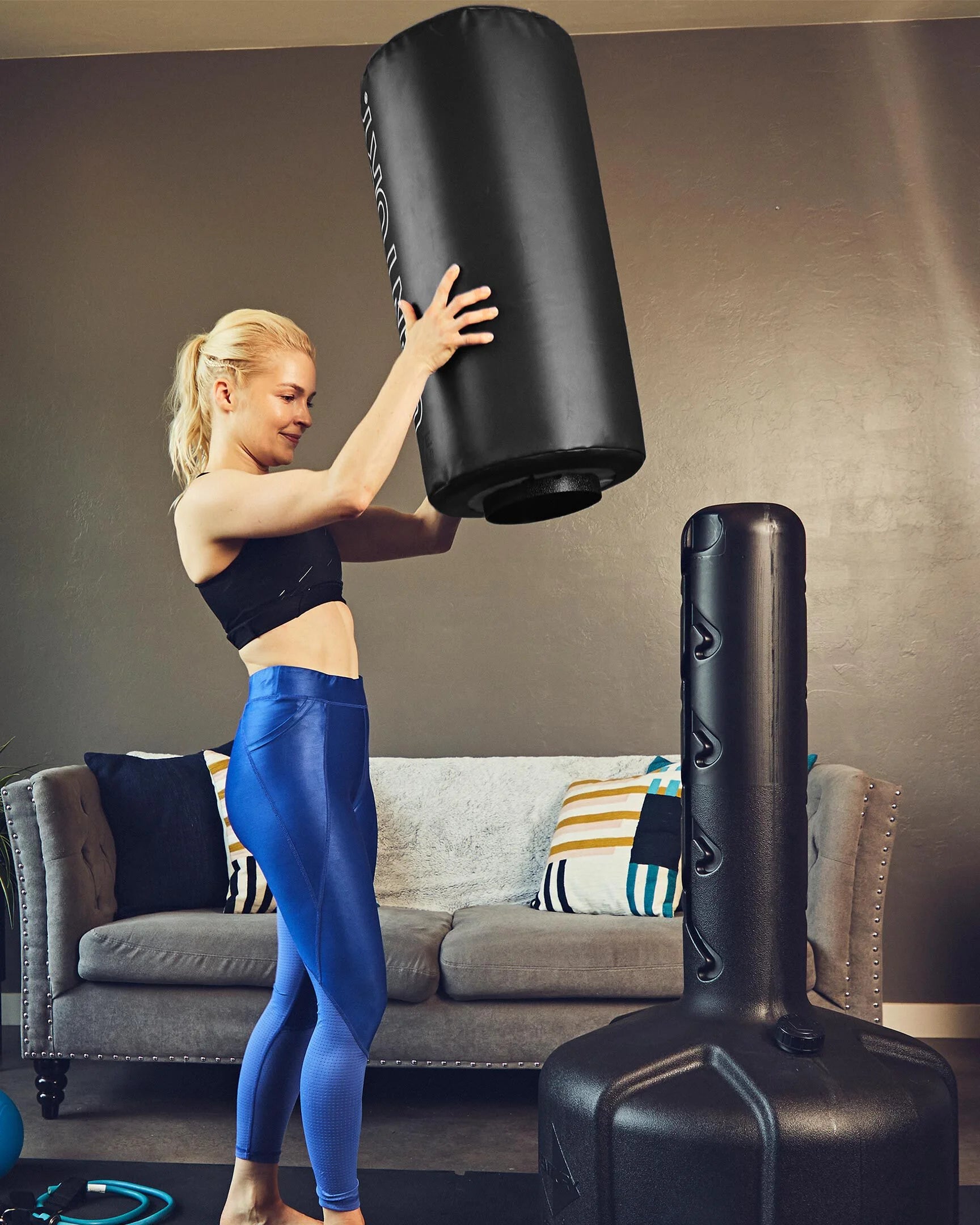Century BOB XL and Wavemaster Comb Freestanding Punching Bag
