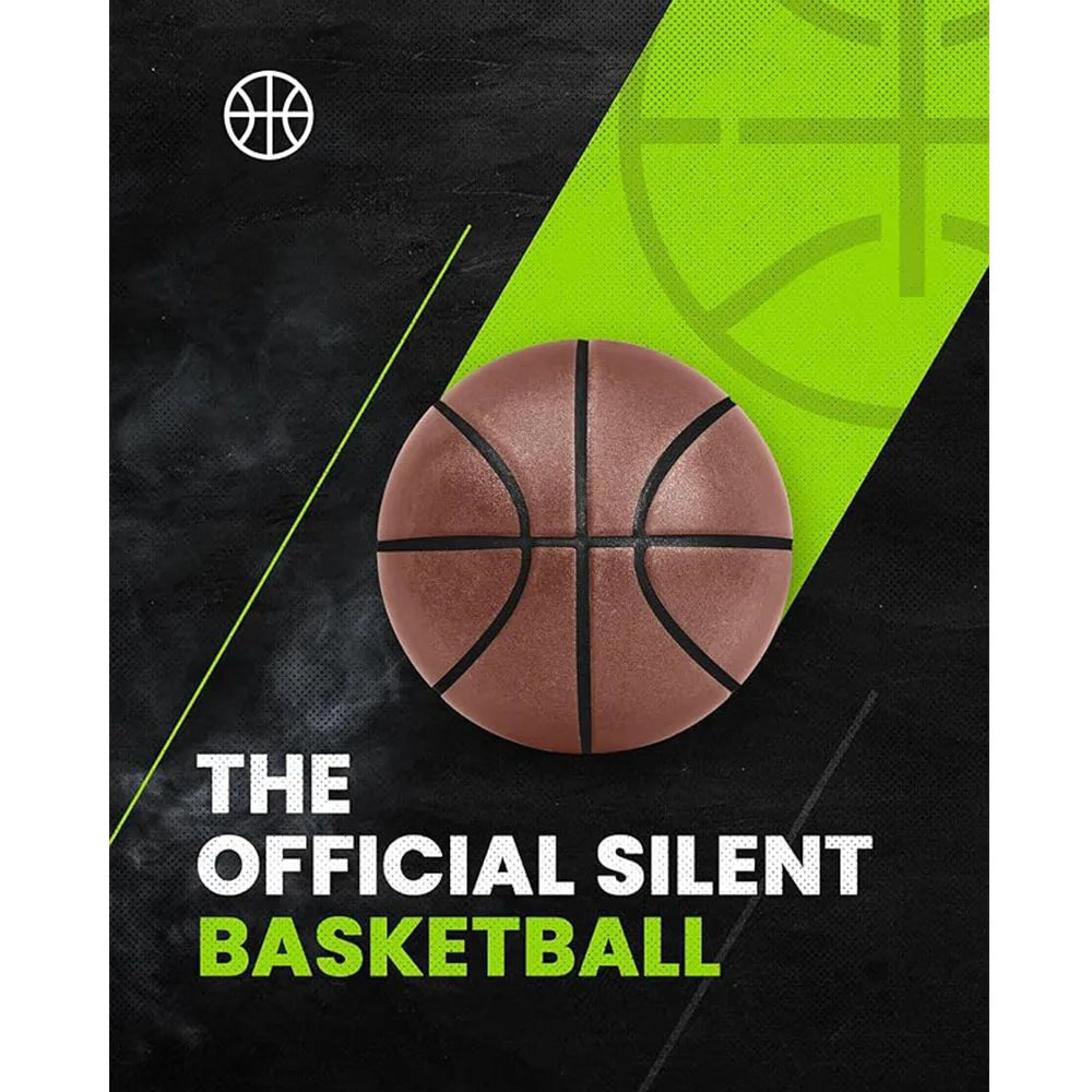 Upgraded 2024 Airless Silent Basketball - Foam Indoor Dribbling and Dunking Ball