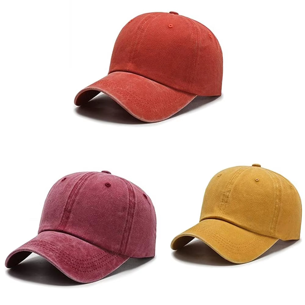 Men's and Women's Solid Fashion Baseball Caps - Streetwear Snapback and Hip Hop Styles