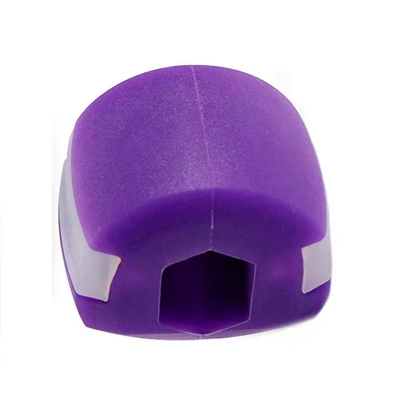 Silica Gel Facial Fitness Ball - Jaw Exerciser and Toner for Double Chin Reduction and Jawline Enhancement