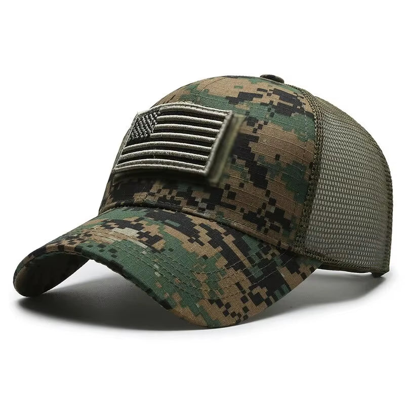 New Spring and Summer Mesh Breathable Embroidered Baseball Cap for Women and Men - Outdoor Sunscreen Hat