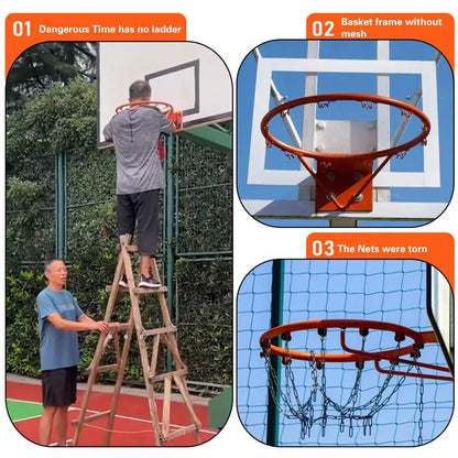 Professional Portable Mini Basketball Hoop with PU Basketball Net and Accessories