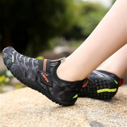 Children's Quick-Dry Water Shoes for Boys and Girls | Lightweight Barefoot-Style Aqua Socks Ideal for Water Parks, Beaches, Pools, Kayaking, Creek Hiking, and Camping
