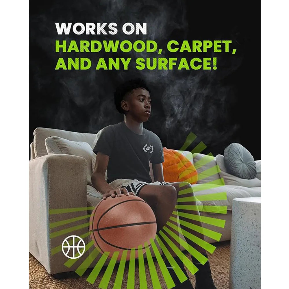 Upgraded 2024 Airless Silent Basketball - Foam Indoor Dribbling and Dunking Ball